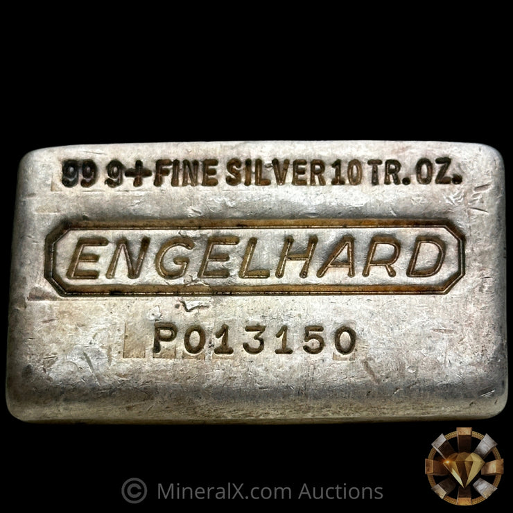 10oz Engelhard Waffleback Vintage Silver Bar