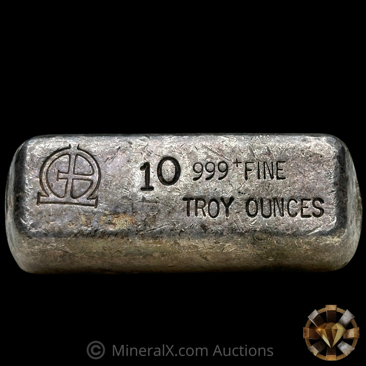 10oz Omega M & B Mining Vintage Silver Bar