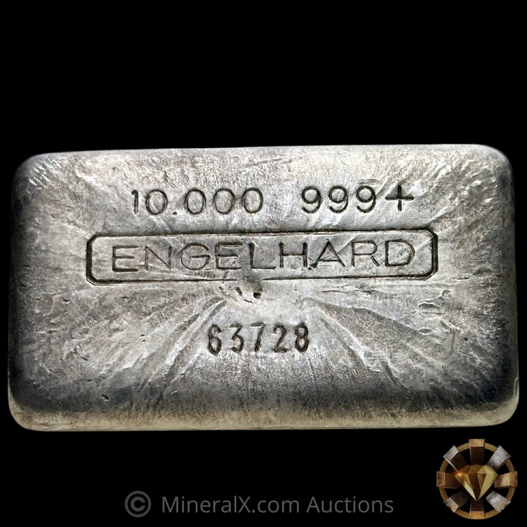 10oz Engelhard 5 Digit Vintage Silver Bar