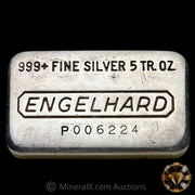 5oz Engelhard P Loaf Vintage Silver Bar