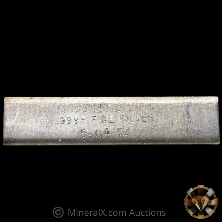 5.04oz Kingsmen Silver Vintage Silver Bar