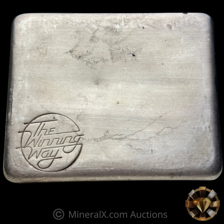 1.5kg (1 1/2 Kilo) Engelhard Australia "The Winning Way" Vintage Silver Bar