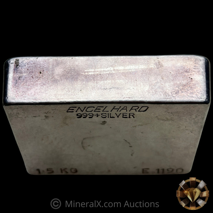 1.5kg (1 1/2 Kilo) Engelhard Australia "The Winning Way" Vintage Silver Bar