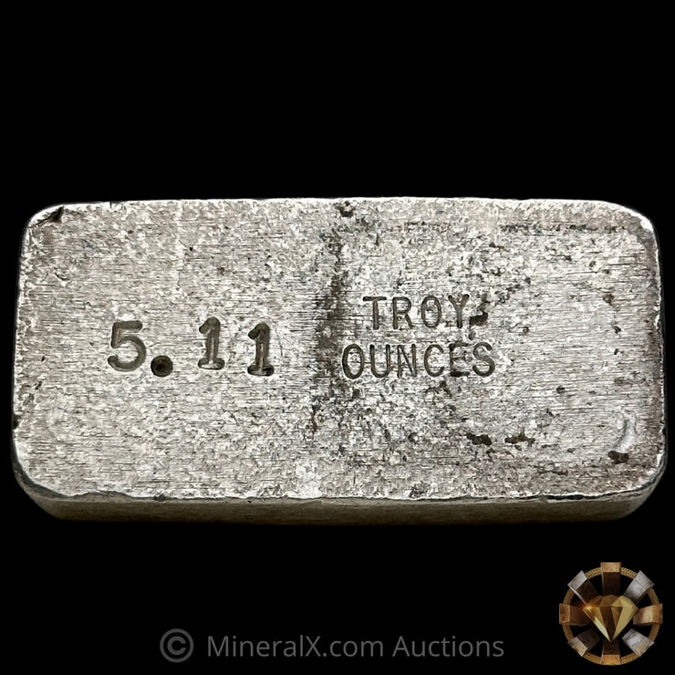 5.11oz 1st American Co Op Vintage Silver Bar