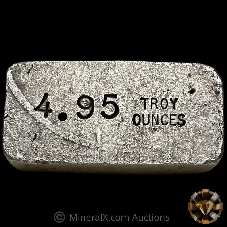 4.95oz 1st American Co Op Vintage Silver Bar