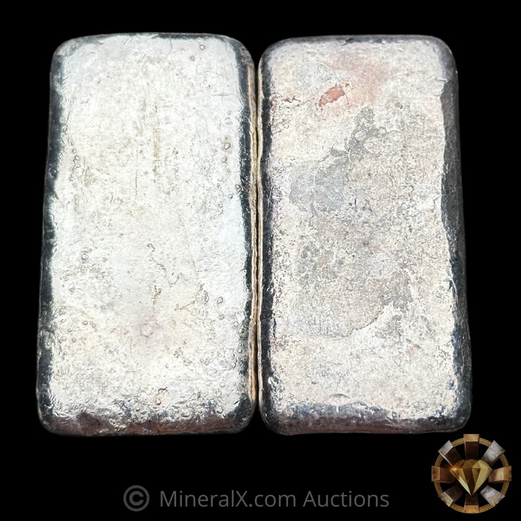 x2 10oz Academy Vintage Silver Bars