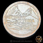 5oz Swiss Of America SOA Vintage Silver Round Bar