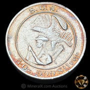 5oz Swiss Of America SOA Vintage Silver Round Bar