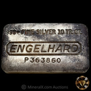 10oz Engelhard P Loaf Vintage Silver Bar