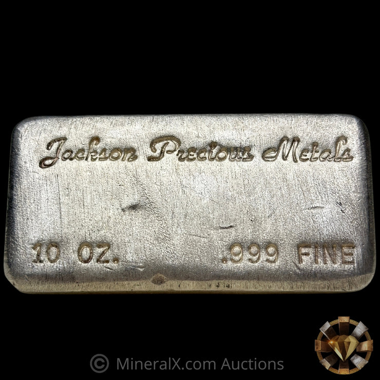 10oz Jackson Precious Metals JPM Vintage Silver Bar