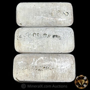 x3 10oz (31.44oz) Drew Refiners Vintage Silver Bars