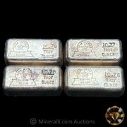 x4 10oz (43.09oz) Star Metals Vintage Silver Bars