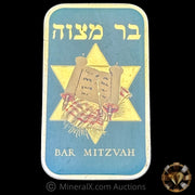 1oz Madison Mint Bar Mitzvah Enameled Vintage Silver Bar