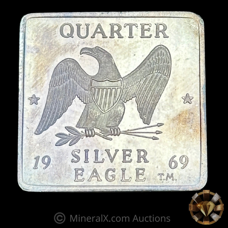 1/4oz 1969 W H Foster Hercaimy Variety Silver Eagle Vintage Silver Bar