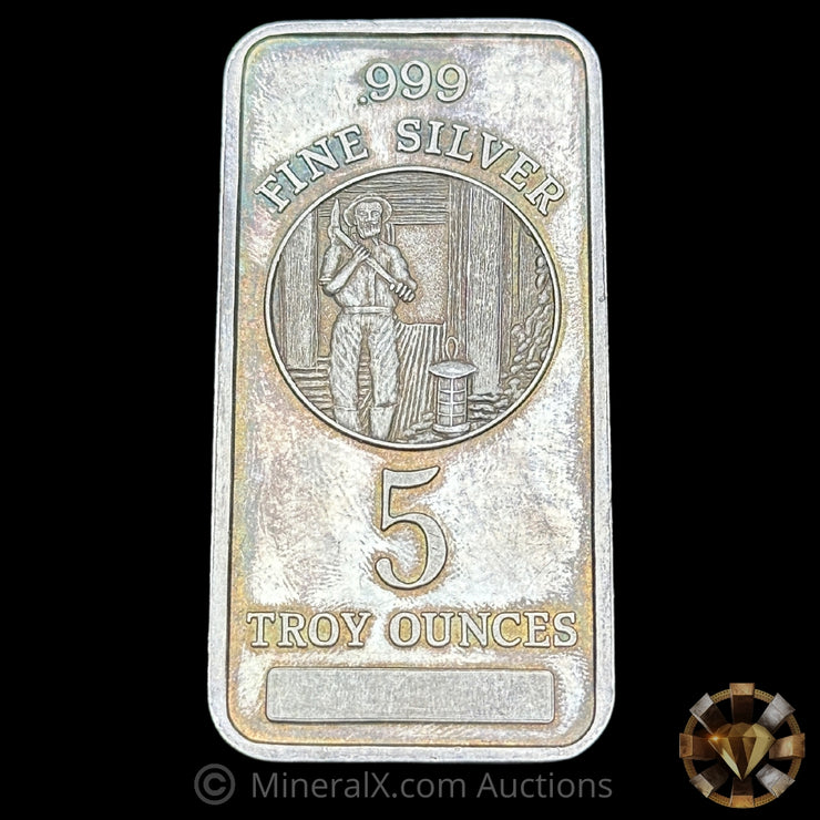 5oz NMI Nevada Metallurgical Inc Vintage Silver Bar