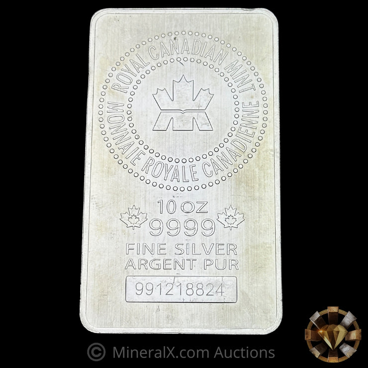 10oz Royal Canadian Mint Silver Bar