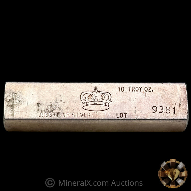10oz Crown Mint Vintage Silver Bar