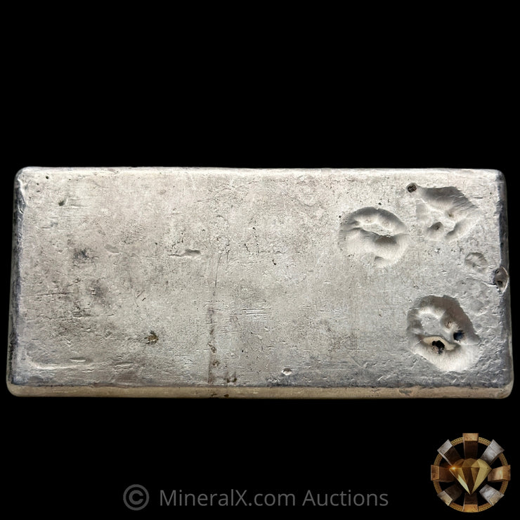 20oz Engelhard 3rd Series Bull Logo Flipped Serial/Fineness Stamp Vintage Silver Bar