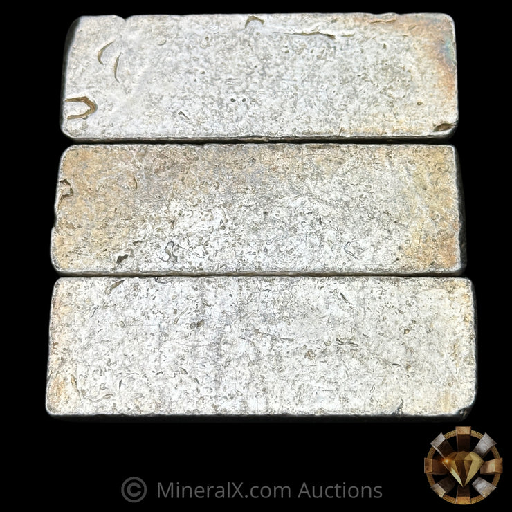 x3 10oz CMI Vintage Silver Bars