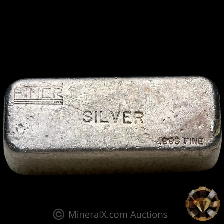 10.37oz Finer Inc Vintage Silver Bar