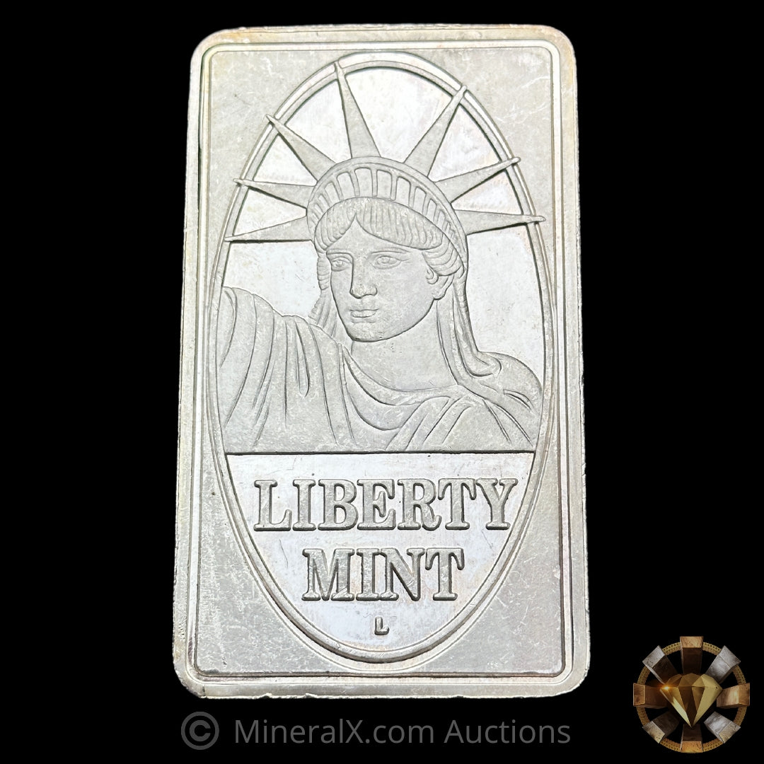 10oz Liberty Mint Vintage Silver Bar – MineralX