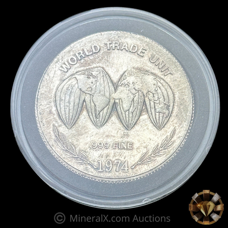 1oz 1974 Empire Trade Unit Vintage Silver Coin