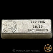 25.33oz AG Great American Vintage Silver Bar