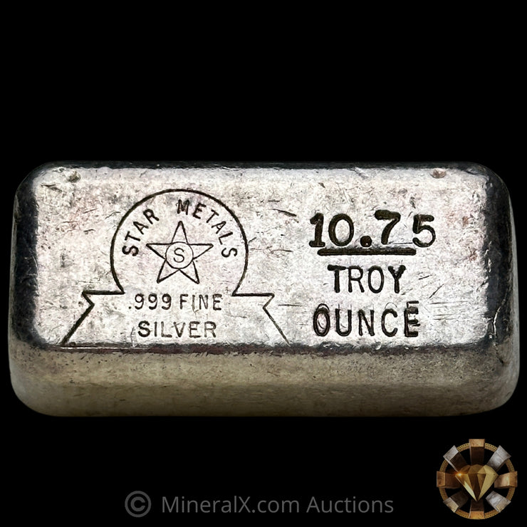 10.75oz Star Metals Vintage Silver Bar