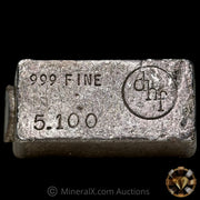 5.10oz DHF Vintage Silver Bar