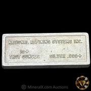 10oz National Refining Systems Inc Vintage Silver Bar