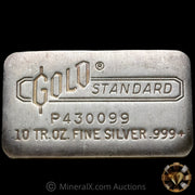 10oz Engelhard Gold Standard 11th Series Reverse Weight/Purity Stamp Variety Vintage Silver Bar