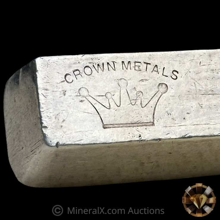 15oz Crown Metals Double Hallmark Vintage Silver Bar