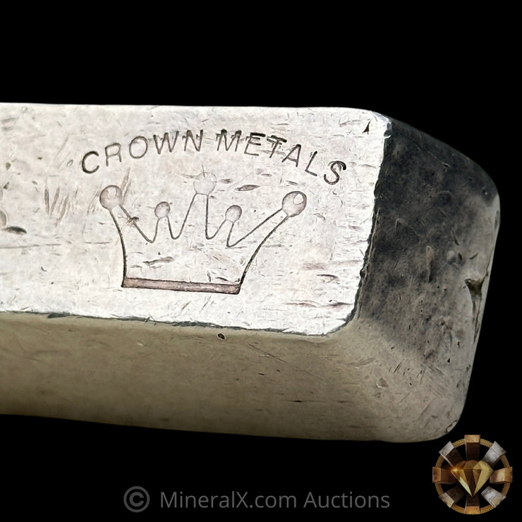 15oz Crown Metals Double Hallmark Vintage Silver Bar