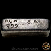 3.95oz WGB Buschmeyer & Son Vintage Silver Bar