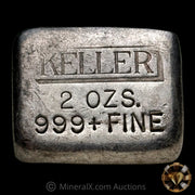 2oz Keller Vintage Silver Bar