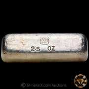 25oz AGS American Gold & Silver Vintage Silver Bar With Unique Center Stamping