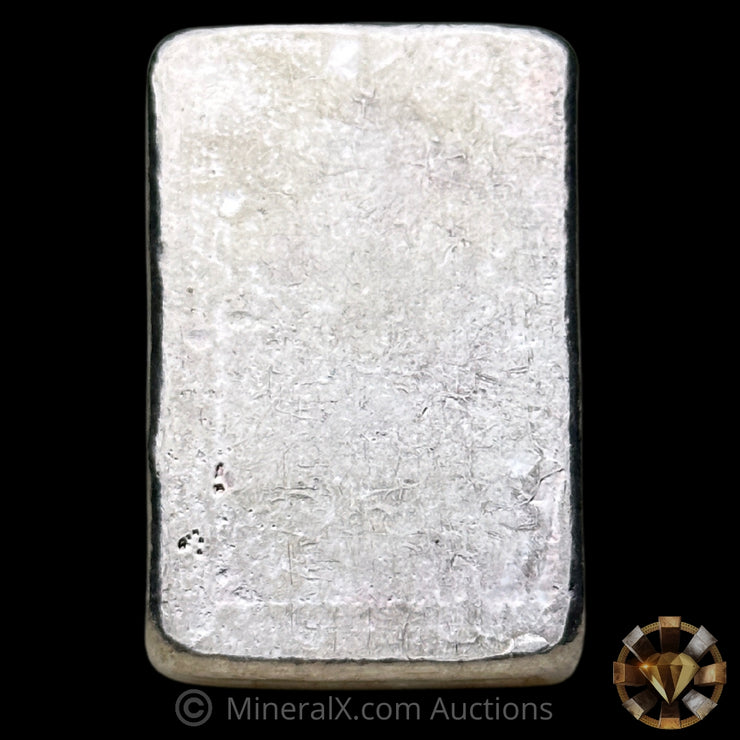 100g ABC Australian Bullion Company Blank Back Vintage Silver Bar