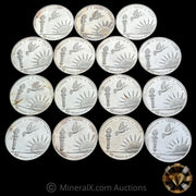 x15 1oz NC National Commercial Vintage Silver Coins