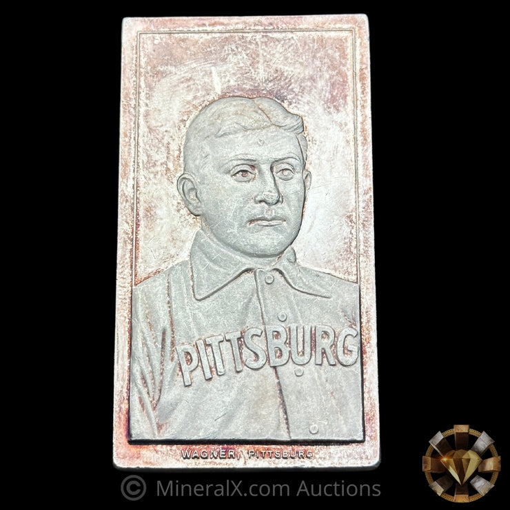 8oz Honus Wagner Pittsburg Vintage Silver Bar