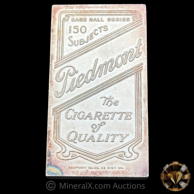 8oz Honus Wagner Pittsburg Vintage Silver Bar