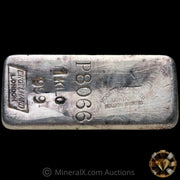 x2 Kilo Engelhard London Sequential Serial Vintage Silver Bars With Mocatta & Goldsmid Counterstamps