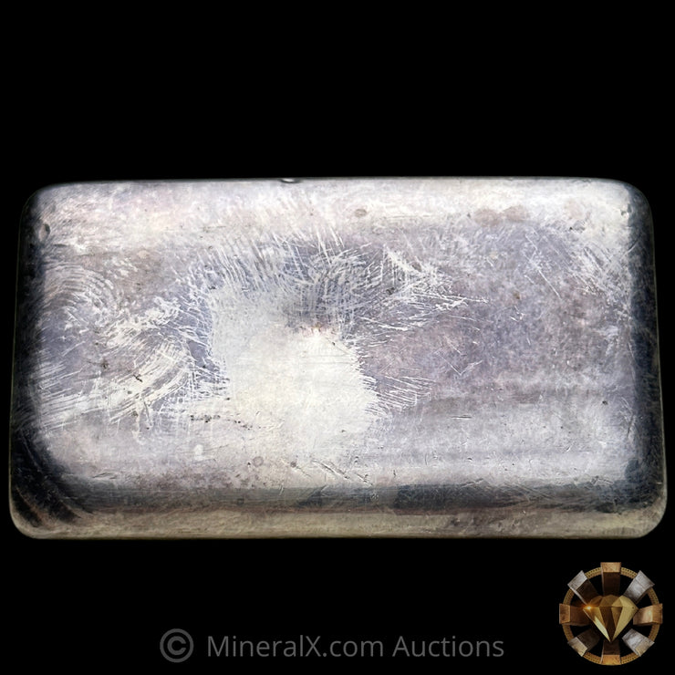 10oz JMC Johnson Matthey Maple Leaf "No Decimal Variety" Vintage Silver Bar