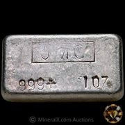 1oz JMC Johnson Matthey Sandon B C Vintage Silver Bar