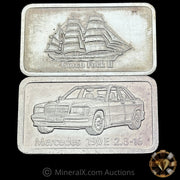 x2 1oz Degussa Vintage Silver Bars