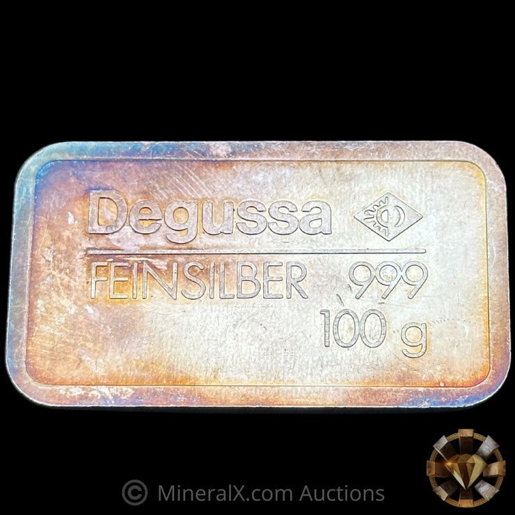 100g Degussa Silver Bar