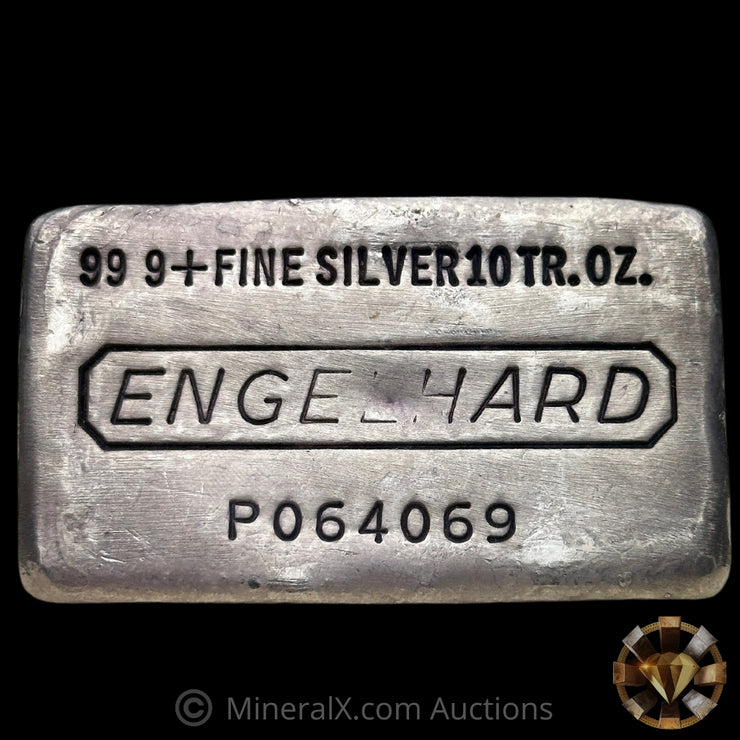 10oz Engelhard Waffleback Vintage Silver Bars With Engravings