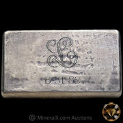 10oz Engelhard Waffleback Vintage Silver Bars With Engravings