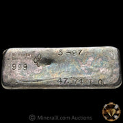 47.74oz B R Mackay & Sons Inc Vintage Silver Bar