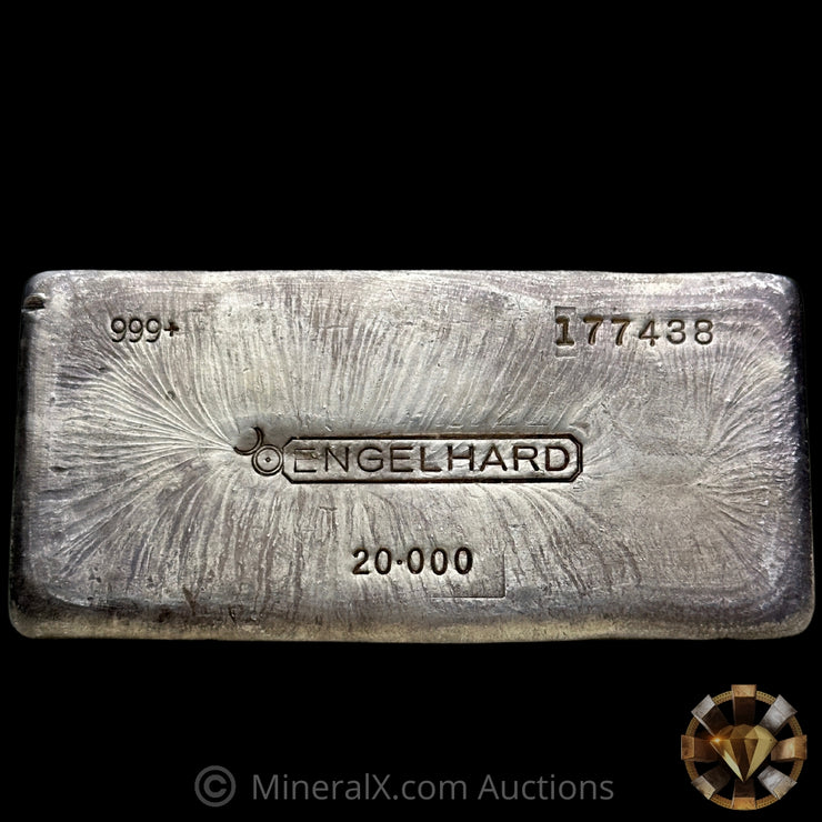 20oz Engelhard 7th Series Scribbleback Vintage Silver Bar