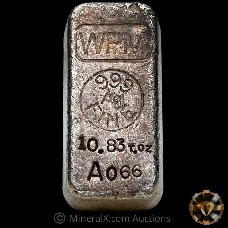 10.83oz WPM Vintage Silver Bar